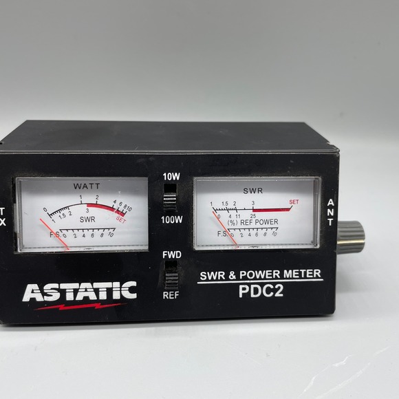 Astatic Other - Astatic PDC2 SWR and Power Meter Black CB Ham Radio Antenna Tester 10W 100W